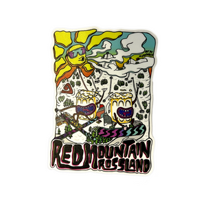 RED Party Sticker - Piste Off Supply Co.