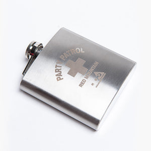 RED Logod Stainless Steel Flask - Piste Off Supply Co.