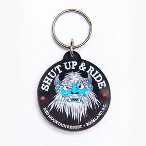 Shut Up & Ride Acrylic Keychain - Piste Off Supply Co.