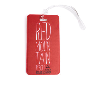 RED Lines Luggage Tag - Piste Off Supply Co.