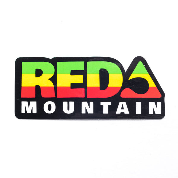 RED Rasta Logo Sticker - Piste Off Supply Co.