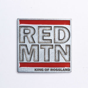 RED MTN (RUN DMC) Metal Magnet - Piste Off Supply Co.