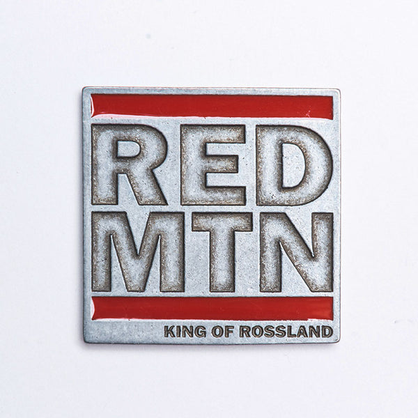 RED MTN (RUN DMC) Metal Magnet - Piste Off Supply Co.