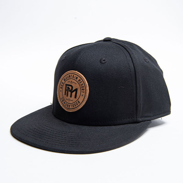 Monogram Leather Patch Big Fit Stretch Fit Adult Cap - Piste Off Supply Co.
