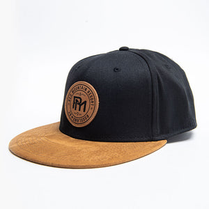 Monogram Leather Patch Big Fit Stretch Fit Adult Cap - Piste Off Supply Co.